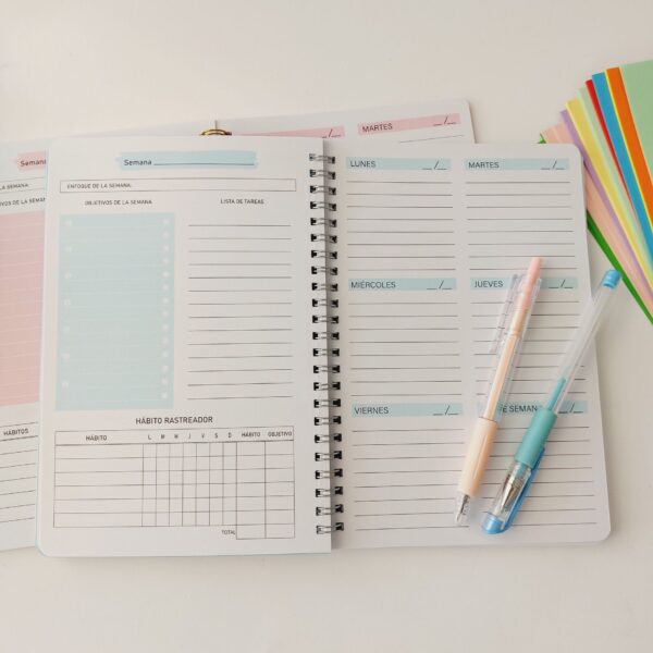 Agenda personalizada Semanal - Frase y Estrellas - Imagen 7