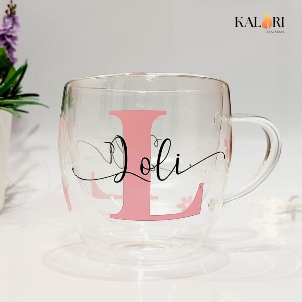 Taza personalizada con Inicial y Nombre - Imagen 3