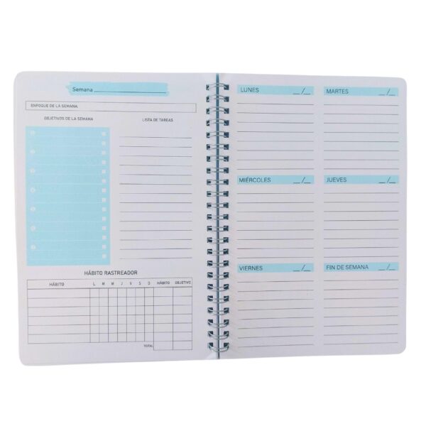 Agenda personalizada Semanal - Frase y Estrellas - Imagen 6