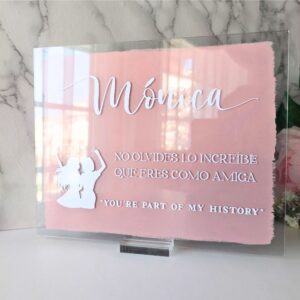 Placa Agradecimiento