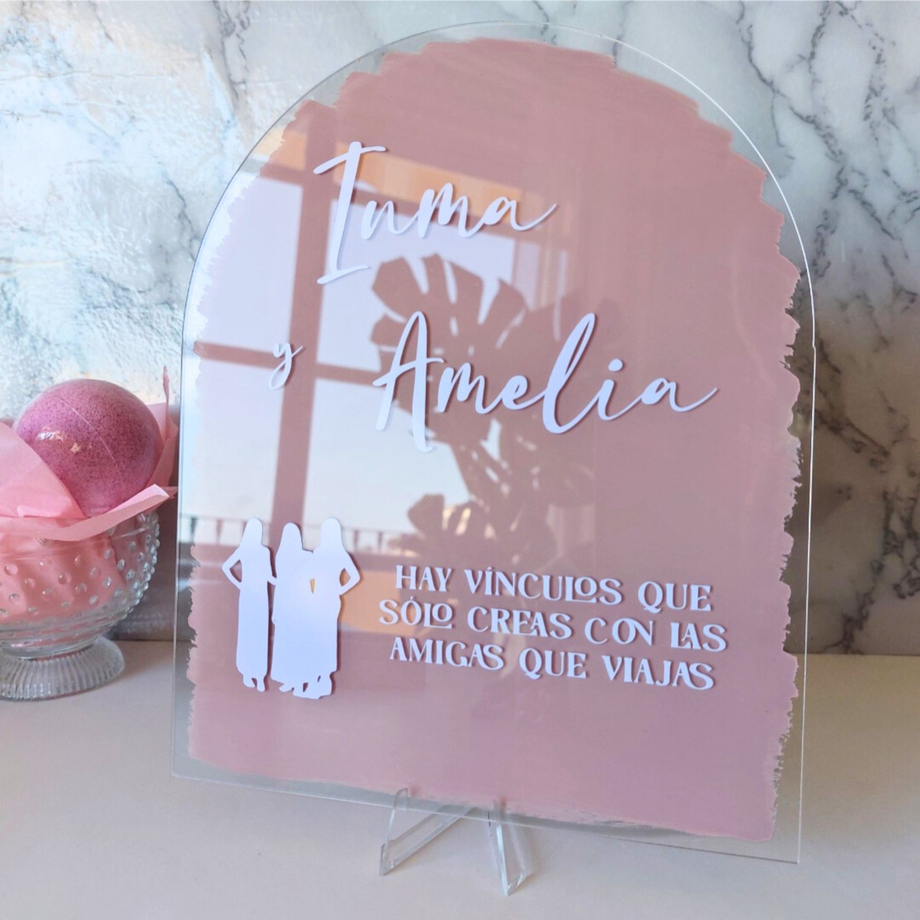 Placa con Mensaje