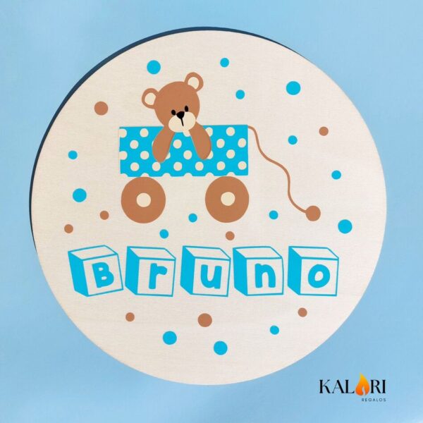 Placa Infantil Osito - Imagen 2