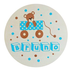 Placa Infantil Osito