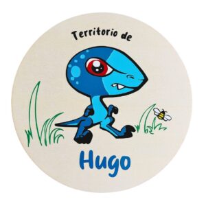 Placa Infantil Dinosaurio