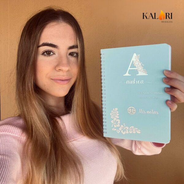 Agenda Personalizada Semanal - Floral - Imagen 2