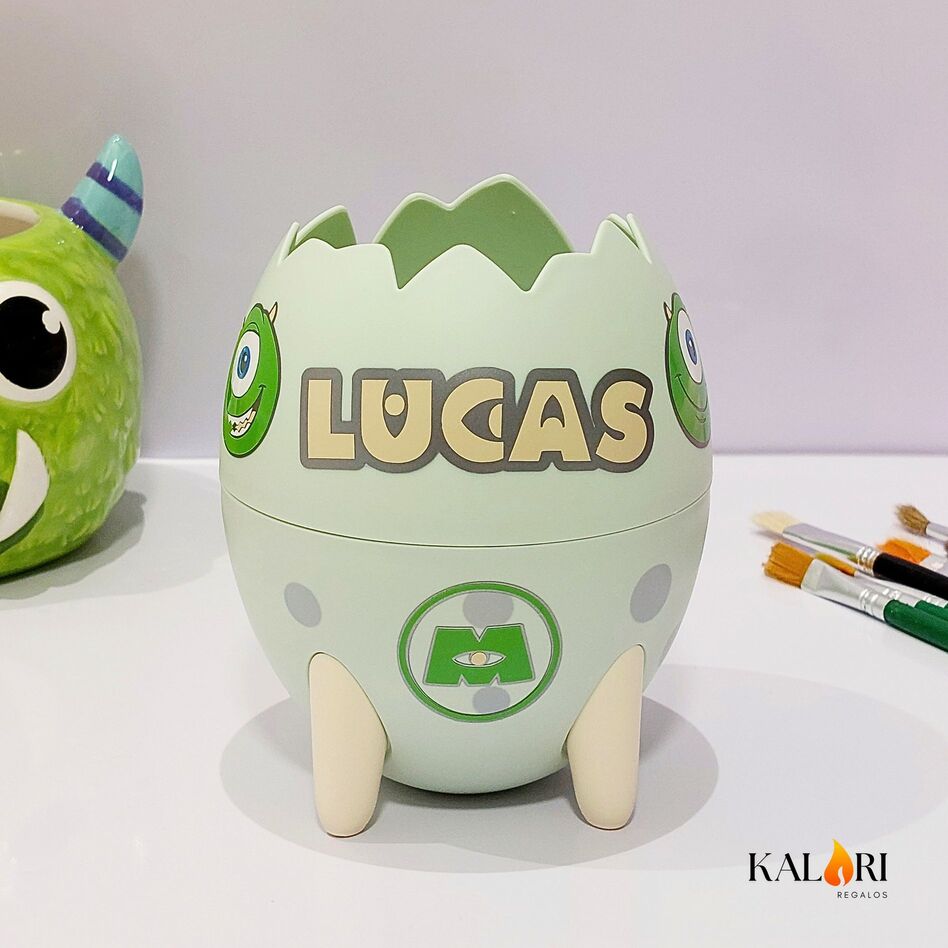 Mike Wazowski Portalápices / Soporte Huevo Dinosaurio - Imagen 4