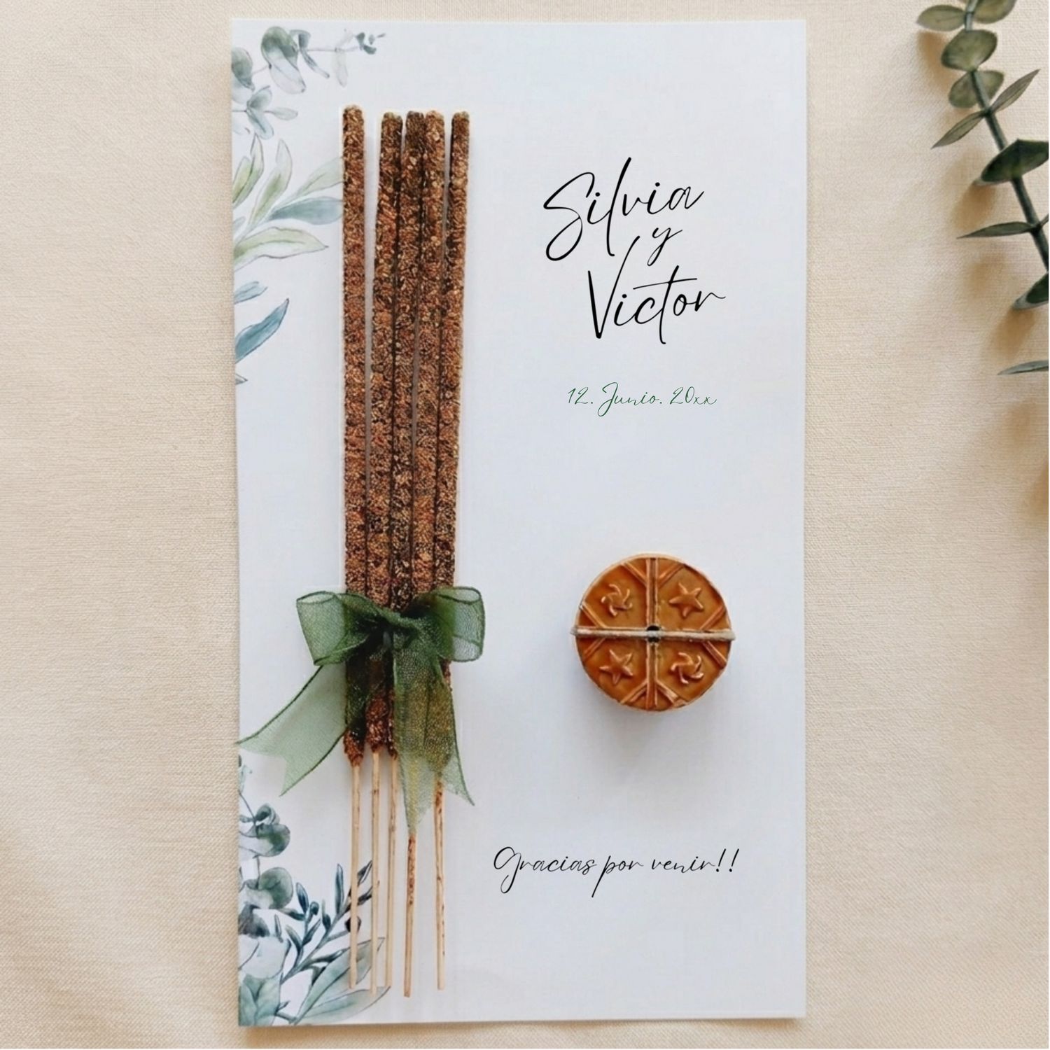 Incienso para invitados de eventos y celebraciones especiales