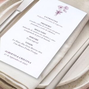 Tarjetas de Menú