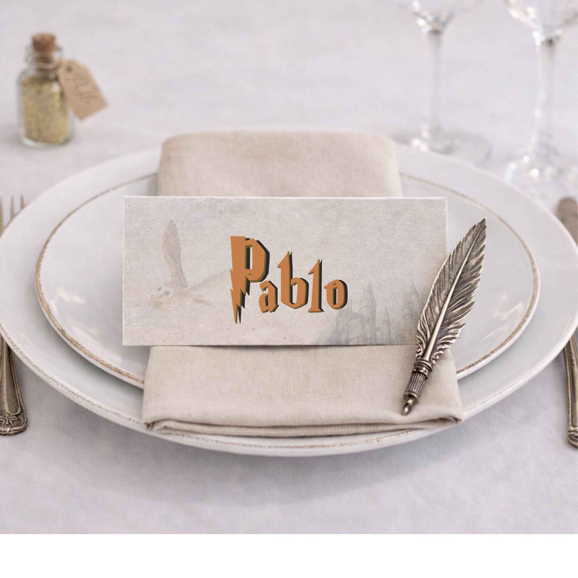 Marcasisios de cartón delgado temático