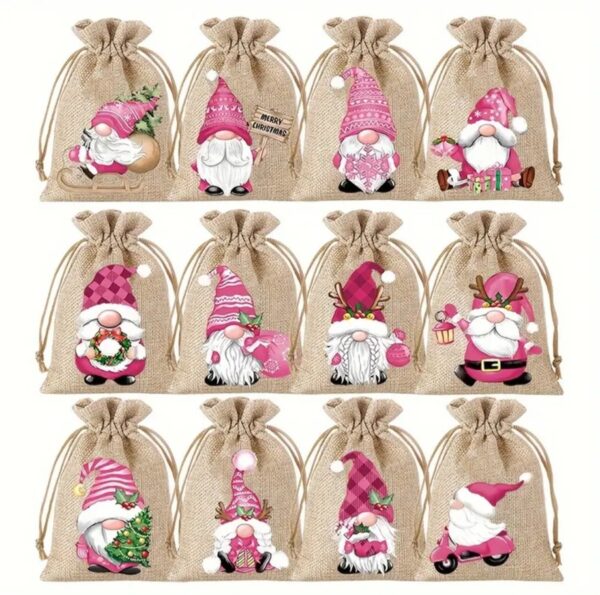 Saquitos de Lino de Navidad - Imagen 2