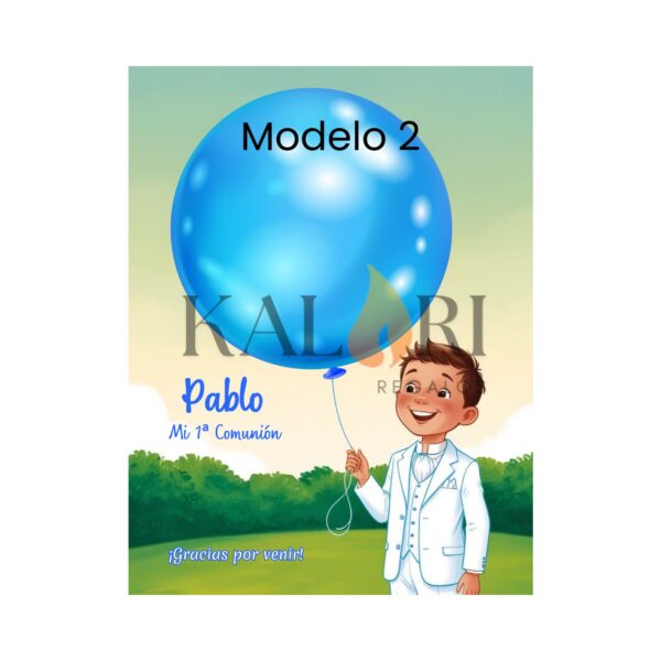 Tarjetas de Globos con chuches / Niños - Imagen 4