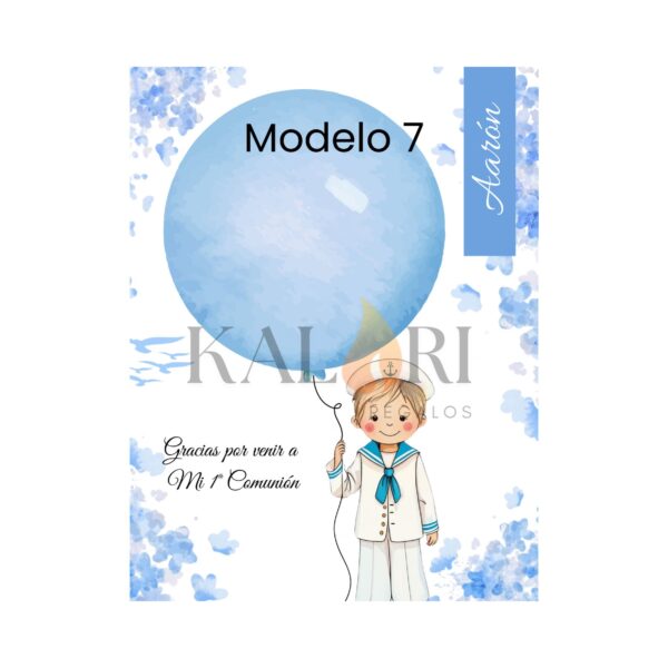 Tarjetas de Globos con chuches / Niños - Imagen 9