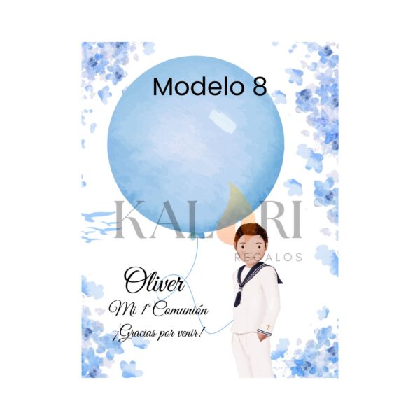 Tarjetas de Globos con chuches / Niños - Imagen 10