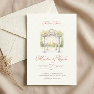 Invitación boda modelo Bóveda