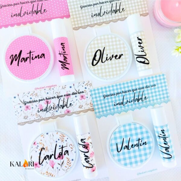 Bálsamos labiales y Espejitos