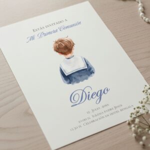 Invitaciones de Comunión