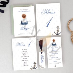 Pack de papelería de comunión