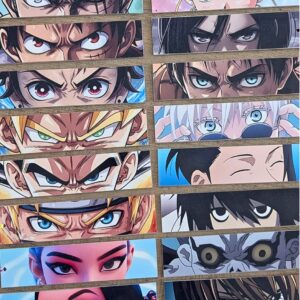 Marcapáginas Miradas Épicas (Anime, Manga & K-pop)