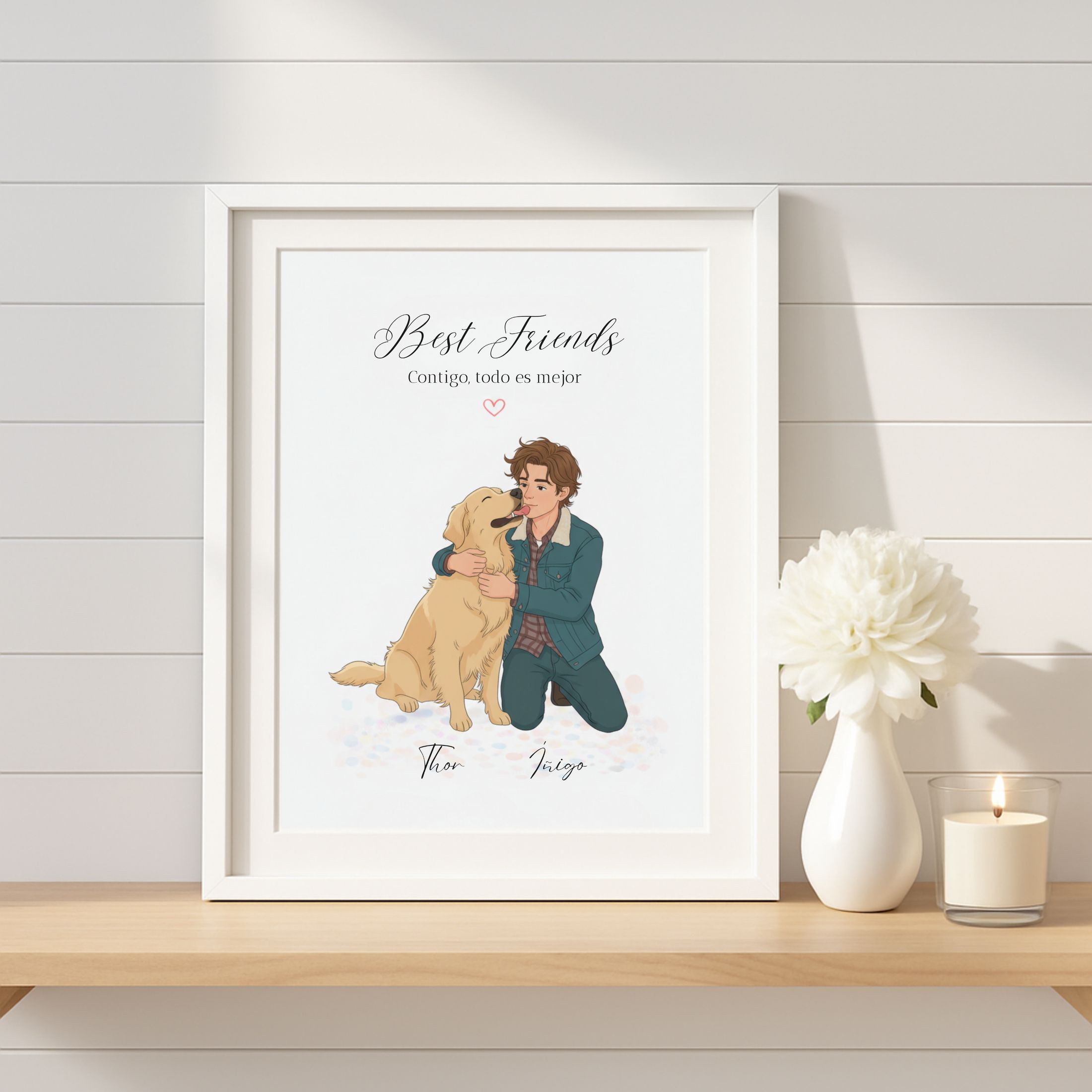 Láminas personalizadas e ilustradas a partir de fotografías