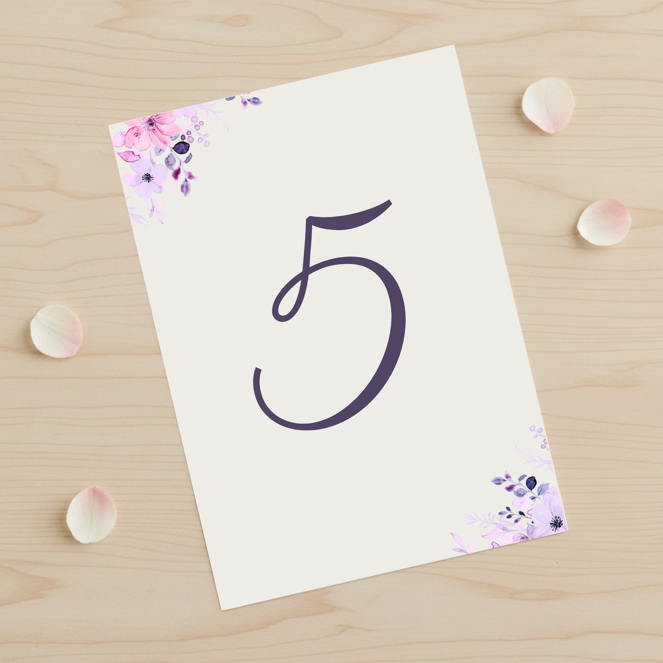 Número de mesa comunión con papelería a juego modelo Cáliz