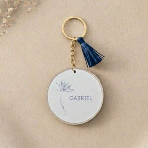 Llavero personalizado para invitados modelo Natura