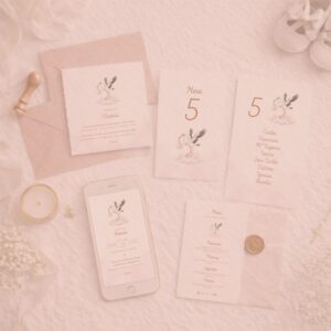 Bautizos - Invitaciones y papelería