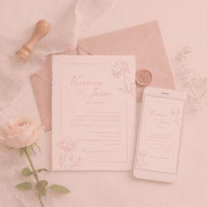 Invitaciones impresas y digitales