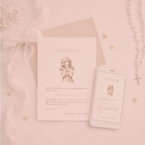 Comuniones - Invitaciones impresas y digitales