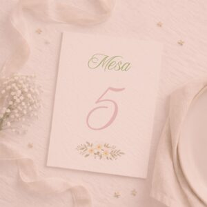 Números de mesa