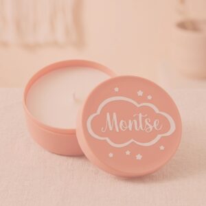 Velas en envases de plástico rígido