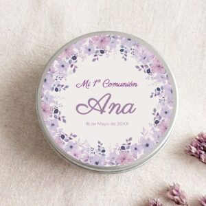 Velas personsalizadas para invitados de coununión y celebraciones especiales, modelo Cáliz