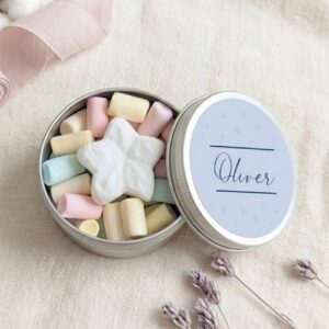 Cajitas con chuches para invitados de eventos como bodas, bautizos, comuniones, cumpleaños, aniversario, baby shower...