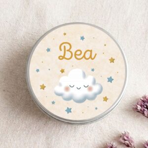 Velas personalizadas para invitados de bautizo y otras celebraciones infantiles