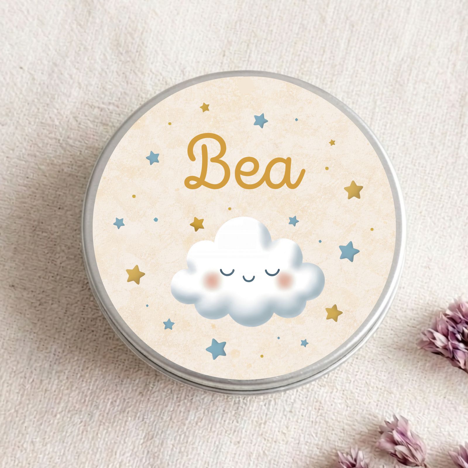 Velas personalizadas para invitados de bautizo y otras celebraciones infantiles