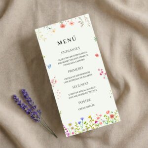 Minuta de menú para bodas, aniversarios, cumpleaños especilales, homenajes y eventos premium