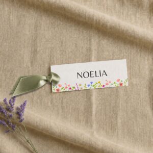 Marcasitios o tarjeta de asiento estilo floral para bodas y eventos especiales